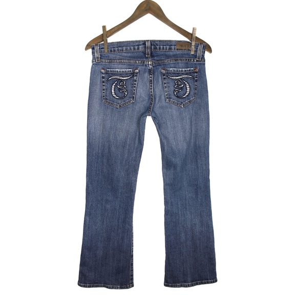 Preowned Truck Jeans with Embroidery Juniors 5 womens size 6 - Picture 6 of 10